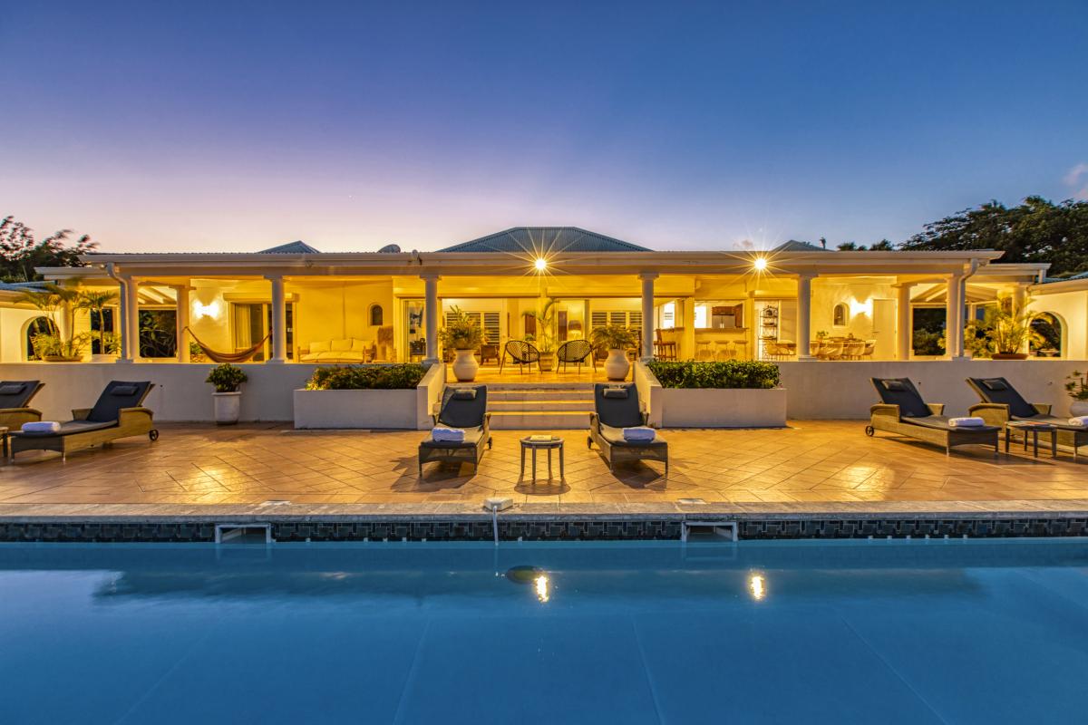 A louer villa 3 chambre Terres Basses Saint Martin_ Piscine Nuit - 29